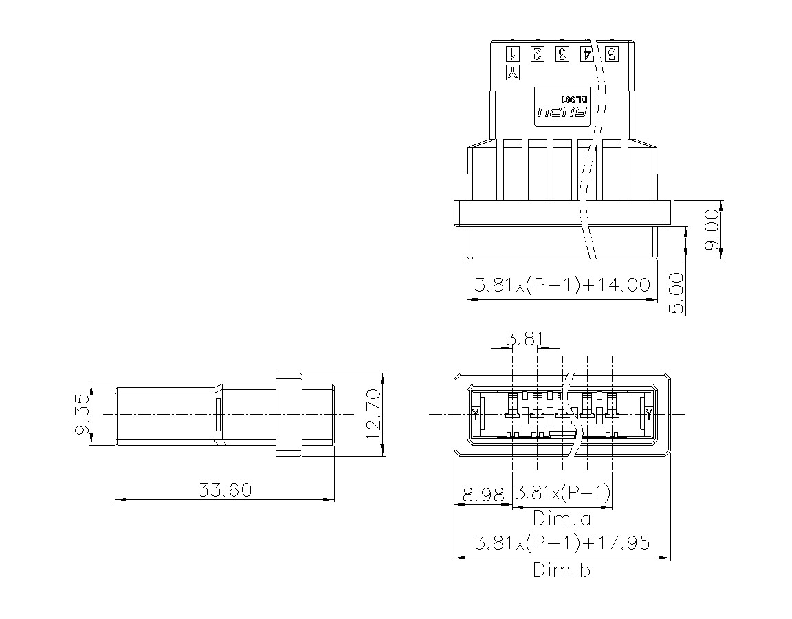 动态接插件连接器DL381H1XXF-BK-0Y10(03-10)-速普电子