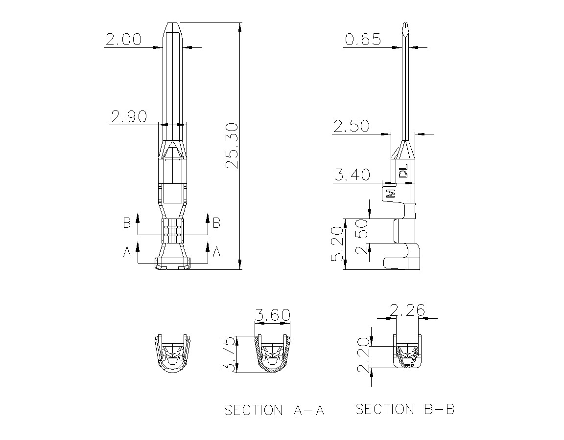 动态接插件连接器DL508V30M-03-0500-速普电子